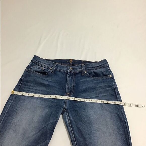 7 forĀ all mankindāThe Skinny Ankle Jeans Sizeā31 - Picture 5 of 16